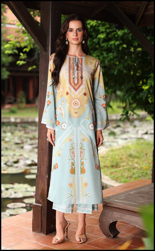 Butter Yellow Kaftan Dress