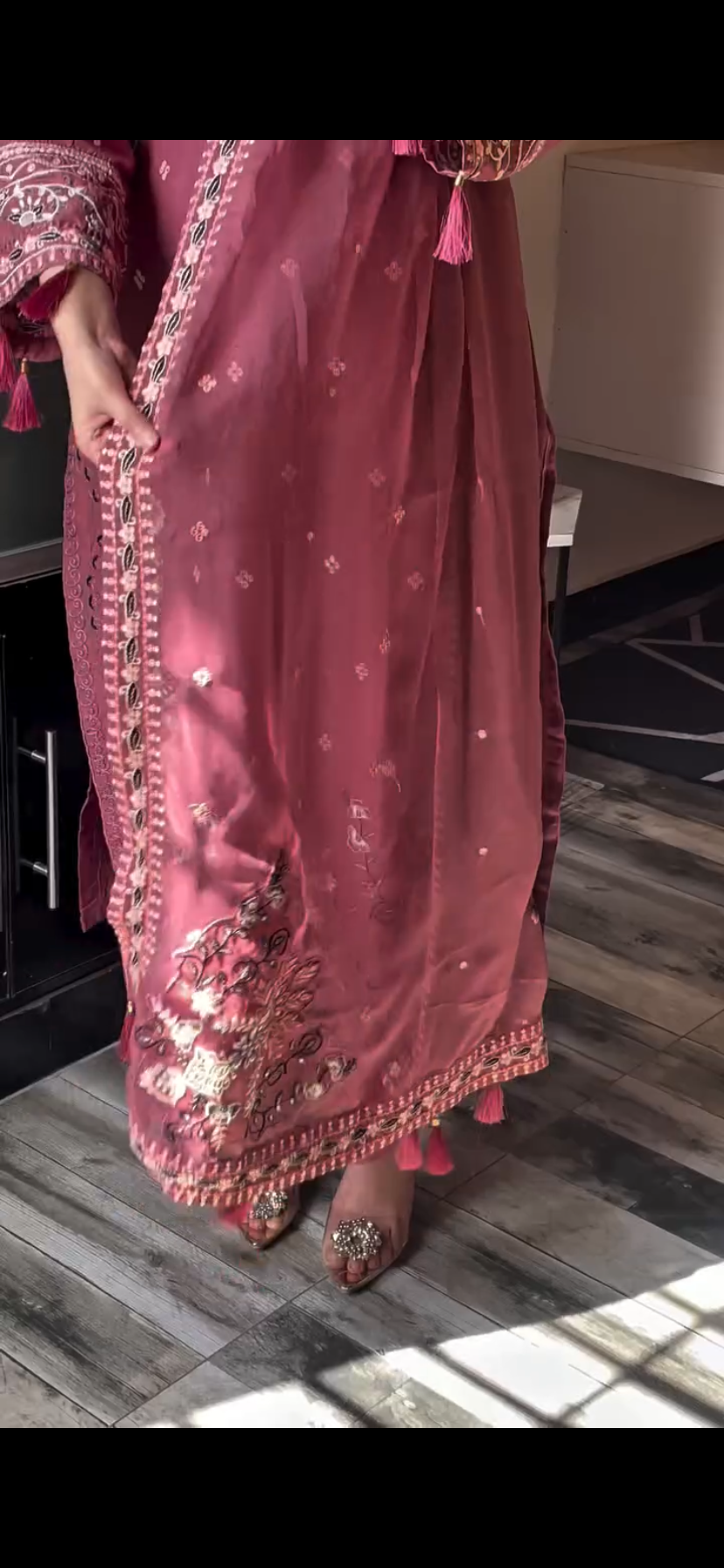 Blush Grace 3PC – Embroidered Lawn Suit