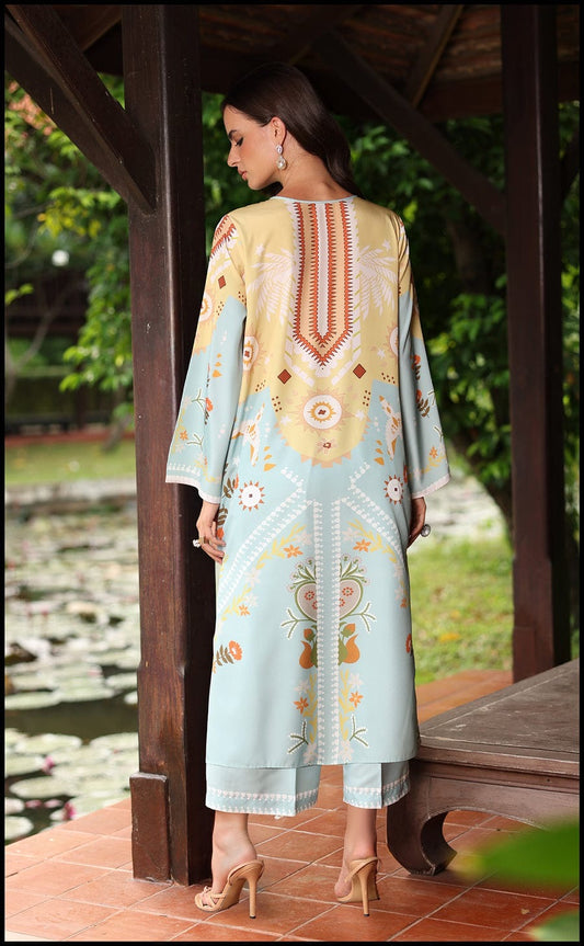 Butter Yellow Kaftan Dress