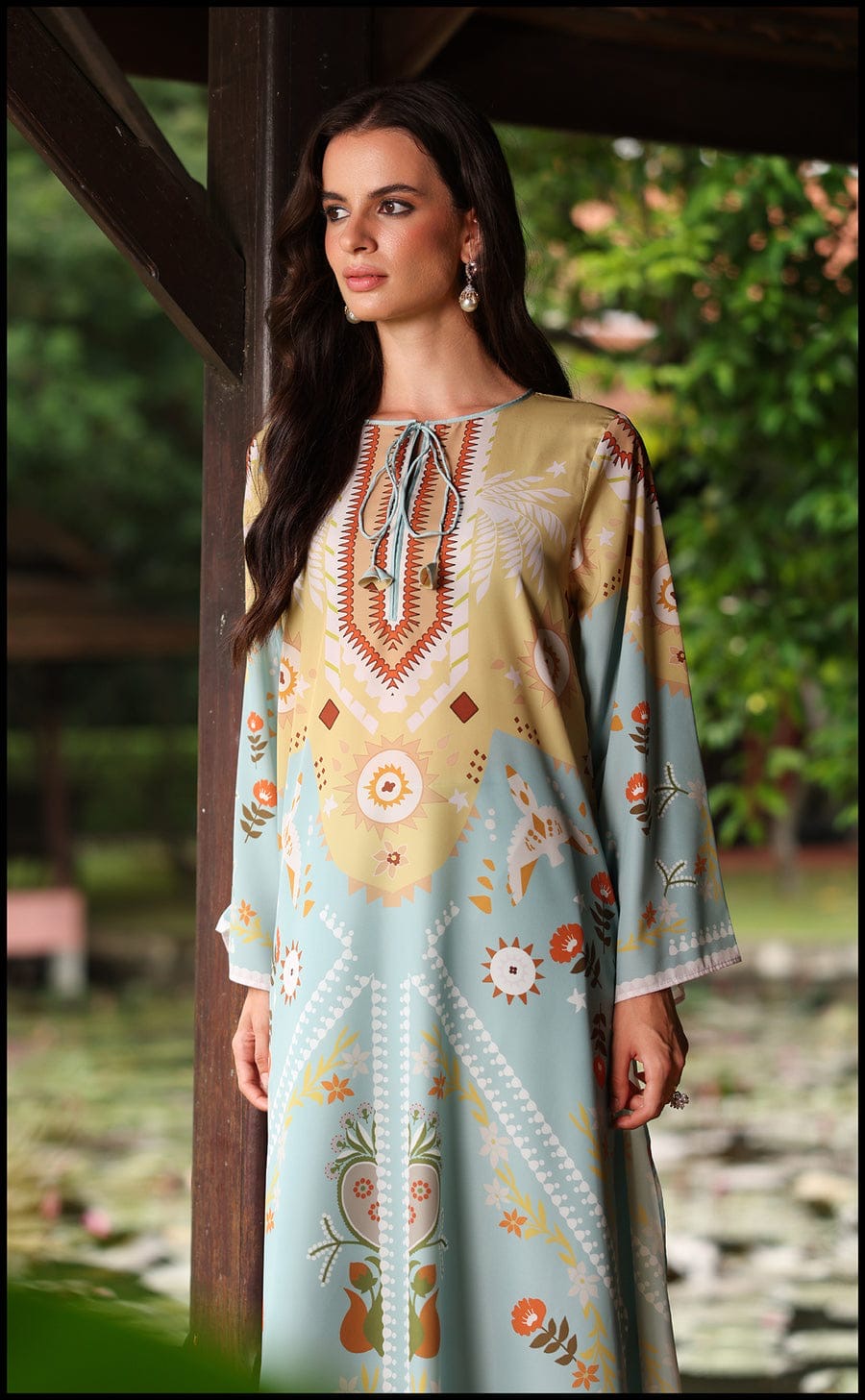 Butter Yellow Kaftan Dress