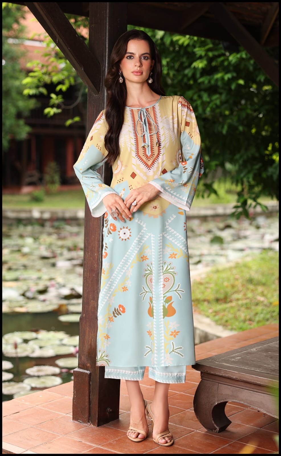 Butter Yellow Kaftan Dress