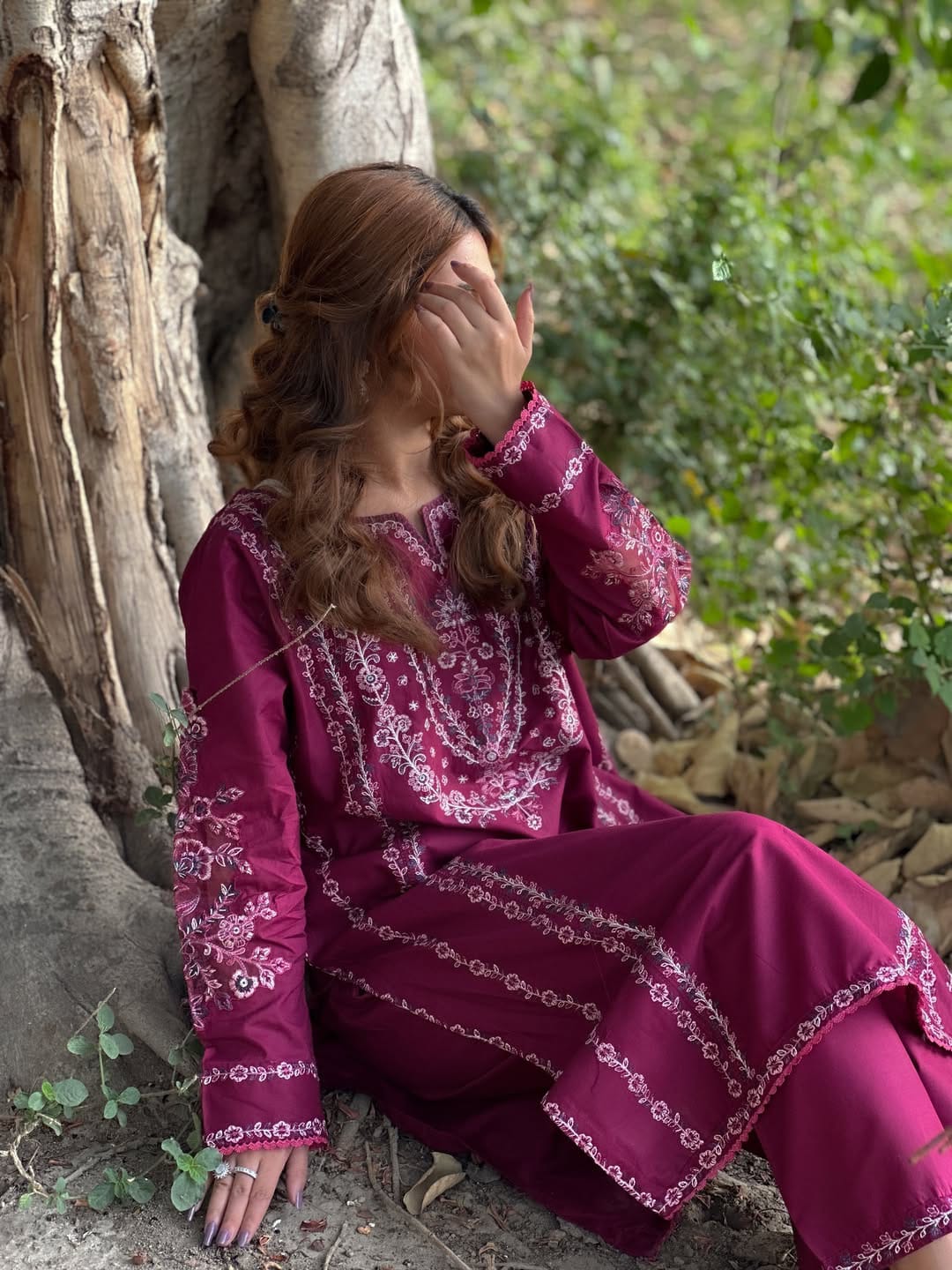 🌸 ZEENAT EMBROIDERY 2PC – Heavy Embroidery 🌸